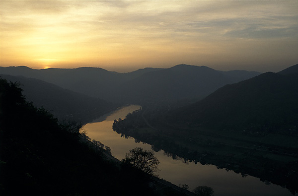 Elbe Valley Below Dubičky Before Sunrise