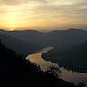 Elbe Valley Below Dubičky Before Sunrise